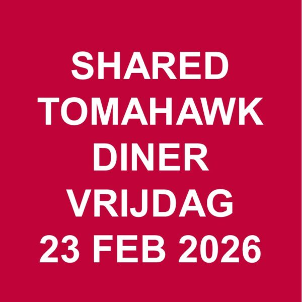 Toegangskaart Shared Tomahawk Diner vrijdag 23 februari 2026