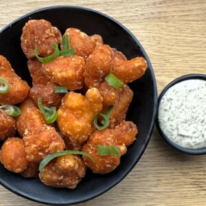 Bloemkool Buffalo Wings (VEGAN)