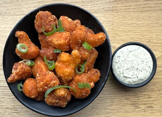 Korean BBQ Bloemkool Bites (VEGAN)